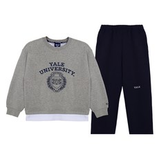 YALE KIDS 兒童款 Heritage 層次感大學T套裝 YJPTSUD33131