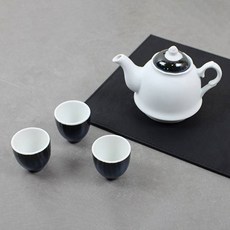 月鹽 陶瓷酒杯 燒酒杯 清酒杯 海洋 茶具 + 酒具套組, 藍色, 1套