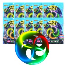 KY I & D 快樂夜光飛盤, 單一顏色, 10個