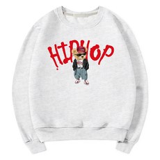 일루소 힙합베어 소프트 특양면 남성 맨투맨 베이직핏