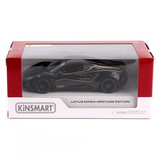 KiNSMAR Lotus Emira 經典版壓鑄模型 KT5456, 黑色, 1個