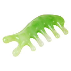 데일리조이 머리 괄사 마사지, D 초록색, 1개