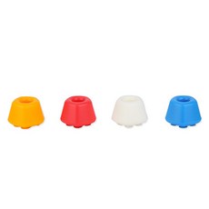 새드리 실리콘 캔디 칫솔꽂이 4종 세트, 화이트, 망고, 피치, 마린블루, 1세트