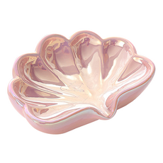 THE ZAKKA 陶瓷貝殼皂盤, 1個, 粉紅色