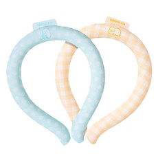 金巴德 冰涼頸圈 2件組, 吃香蕉, 休息