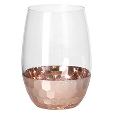 키친초이스 벨르디자인 플레인 아이스커피잔 유리컵 510ml, 로즈골드(067R-510ml), 1개