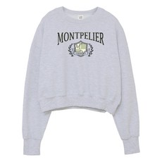 에어플레인 몬트필리어 크롭 맨투맨