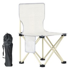 Maket Gamseong 戶外便攜式折疊椅 L, 米色, 1個