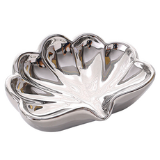 THE ZAKKA 陶瓷貝殼皂盤 FREE, 1個, 銀色