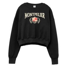 에어플레인 몬트필리어 크롭 맨투맨