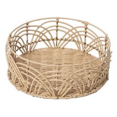 Market P.O 歐式藤編桌上型收納籃, 1個, 款式2