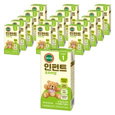 베지밀 인펀트 프리미엄 1단계, 콩유아식, 16개, 190ml