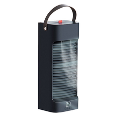 ILWOO 이동식 듀얼 무선 미스트 자동회전 미니 냉풍기, IW-F801(블루)