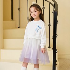 Bebezoo 女童蝴蝶結閃亮連身裙