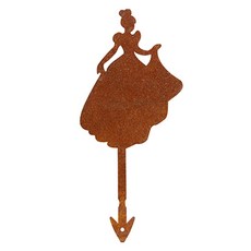 SteelDeco 公主B 花盆插牌 腐蝕處理, 棕色