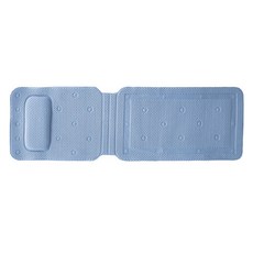 THE ZAKKA 浴缸防滑吸附墊 127 x 36 cm, 藍色, 1個