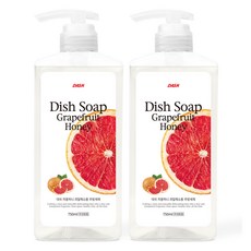 韓國 DASH 葡萄柚蜂蜜 蔬果用廚房洗潔劑, 2個, 750ml