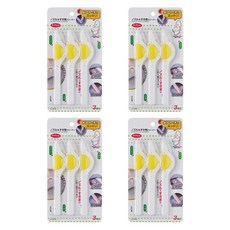 Block Mart 馬桶免治噴嘴清潔刷 3p, 混合顏色, 4個