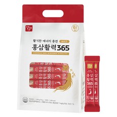 Jungwonsam 紅蔘活力365精華飲 100條入, 1袋, 1kg