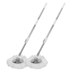 ThinkPick 豪華型手壓旋轉拖把組, 隨機出貨, 2套