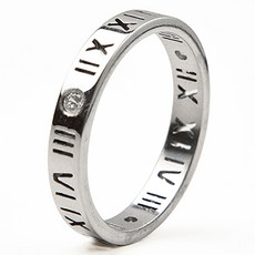 SCALETTOBLACK 男性用 Time to Time Ring 戒指 BEY403