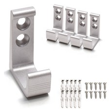 손잡이세상 AL신형 다용도걸이 소, 실버, 5개