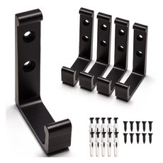 Sonjabisesang AL新型多用途掛鉤 大, 黑色, 5個