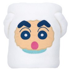 Skater 超細纖維毛巾 TOH1, 1個, 蠟筆小新 白色