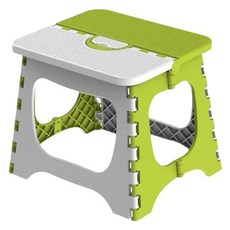 솔브리빙 모던 휴대용 접이식 의자 대형, 라이트그린, 1개