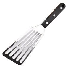 Reves 好握不鏽鋼鍋鏟 L, 1個, 黑色