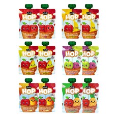 Anela Hope 水果泥 6種 x 2入組, 綜合口味(蘋果/香蕉/蘋果梨/西梅/芒果/鳳梨), 1套, 100g