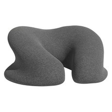 Ez2mk 美容臉部透氣枕, 1個, 深灰色