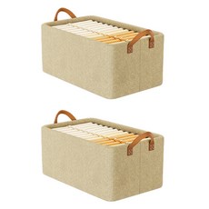 Yehome 鋼架收納箱, 黃色, 2個