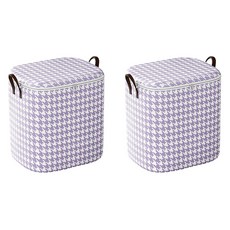 Yeehom 特大號收納箱 200L, 2個, 紫色