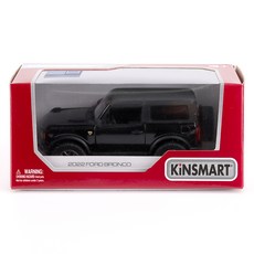 KiNSMAR 2022 福特 Bronco 硬頂壓鑄 KT5438WB, 黑色