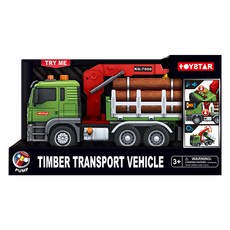 THINK Toys T-7原木運輸車, 1個, 混合顏色