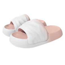 EVER HOUSE 漸層雲朵氣墊室內拖鞋, 1個, 白粉色