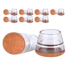 Chaeom 靜音防滑椅腳套 棕色, 16個