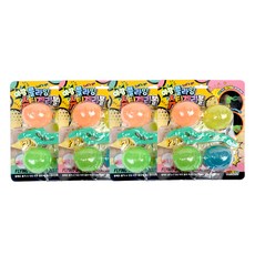 夜光飛行彈跳果凍 4款 x 4入 組, 混合色, 1套
