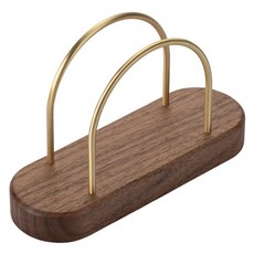 EVER HOUSE 胡桃木桌面紙巾鐵製支架 基本款, 棕色