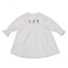 Minkmui 女童花園刺繡連身裙