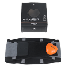 헤드 허리보호대 마사지기 벨트 블랙 + 그레이, 1개