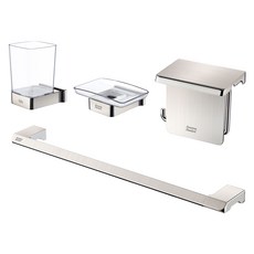 American Standard Cube P 浴室配件 4 件套 FH0600, 1組, 緞面髮際線