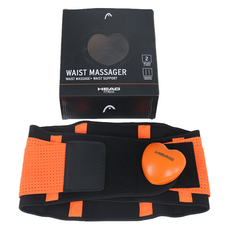 헤드 허리보호대 마사지기 벨트 블랙 + 오렌지, 1개
