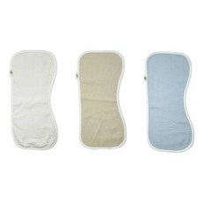 孩童3層紗布拍嗝巾 3色組, C款(象牙白+燕麥色+天空藍), 1組