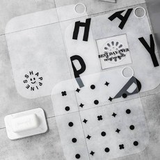 위드윈 착 붙는 하수구 커버 2p, 패턴