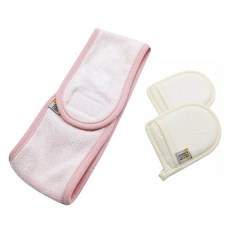 Oceantowel 簡易潔面組合 髮帶 + 迷你潔面乳 2件組, 隨機出貨, 1套