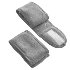 모나코올리브 벨크로 세안 헤어밴드 8.3 x 59.5 cm, 그레이, 2개