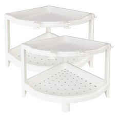 B&G International 轉角雙層架, 單一顏色, 2個