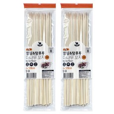 영수산업카멜 대나무 꼬지 28cm, 2개, 50개입